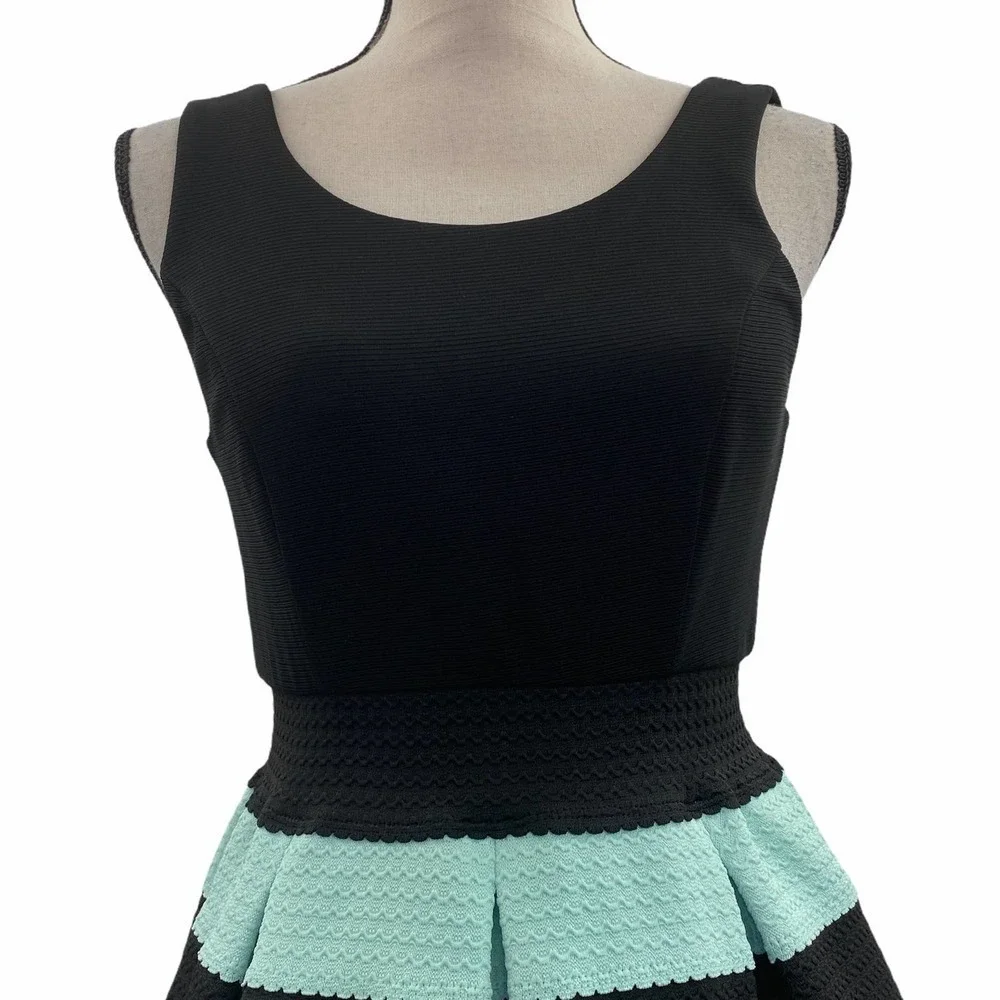 AS U Wish Striped A-Line Mini Sleeveless Dress 3